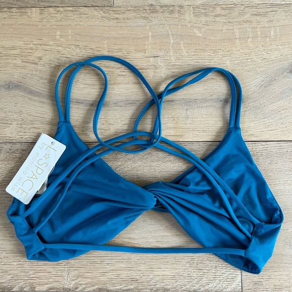 L*space Hartley Bikini Top in Teal - D Cup Size - New with tags! - Picture 2 of 4